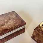 Boite En Pierre Avec Porte Briquet
