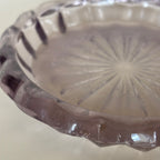 Cendrier En Verre Vintage