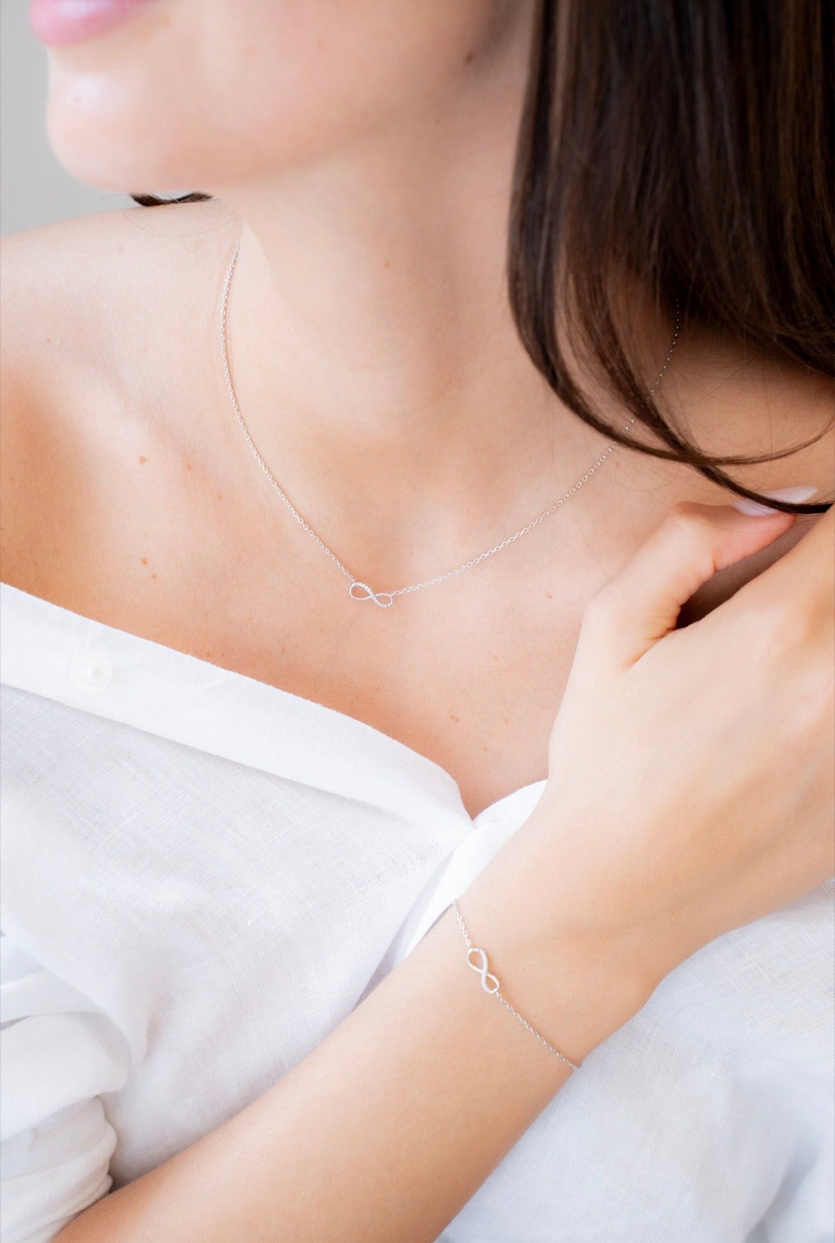 Bracciale Infinity Argento