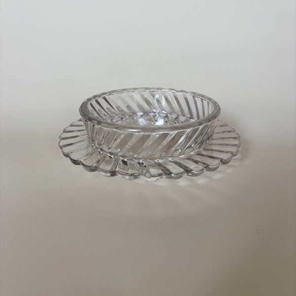 Plato pequeño de cristal Portieux