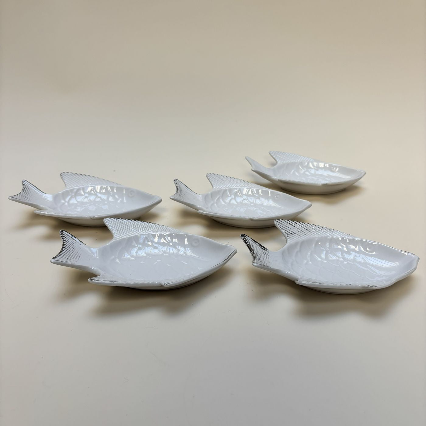 Ensemble De 5 Coupelles Poisson