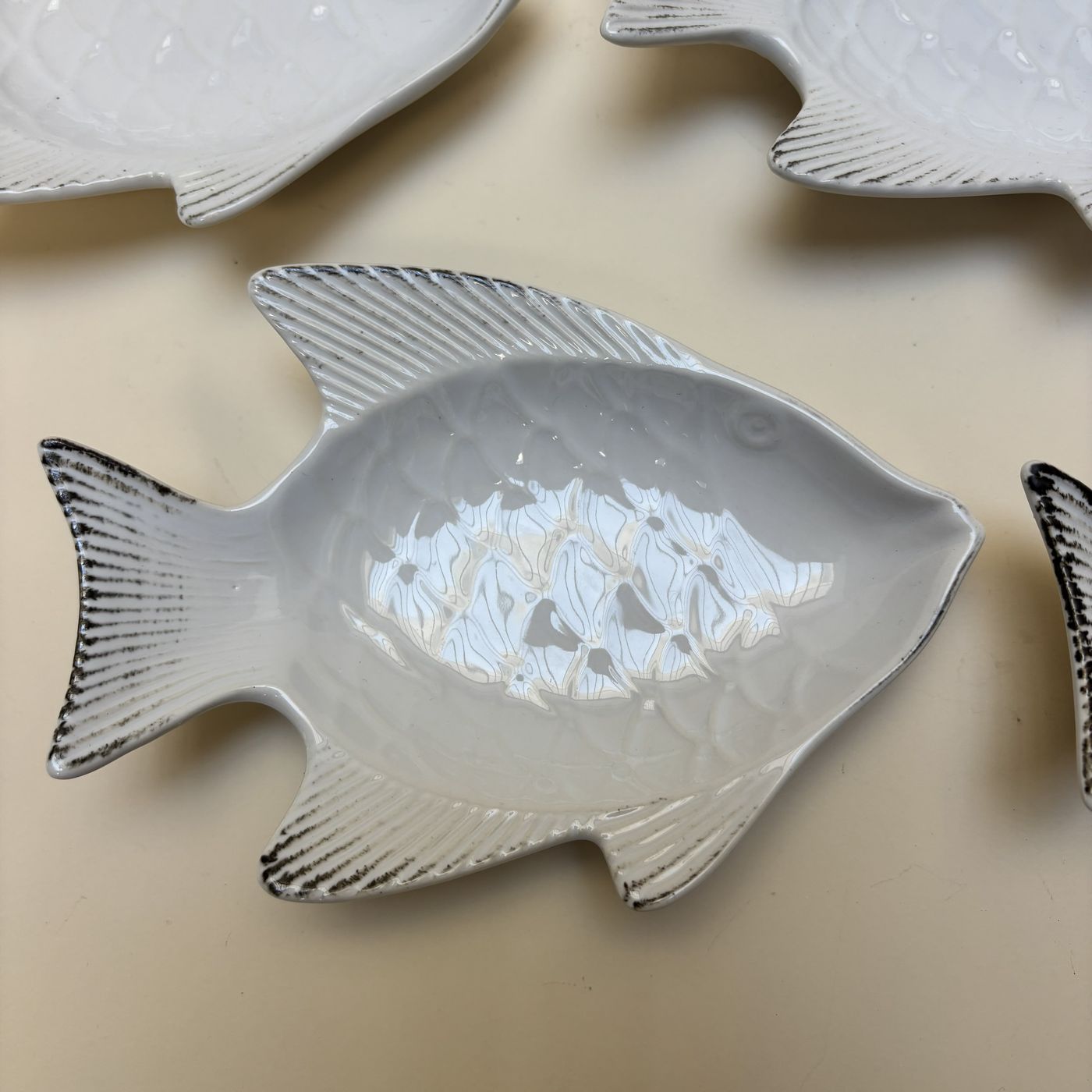 Ensemble De 5 Coupelles Poisson
