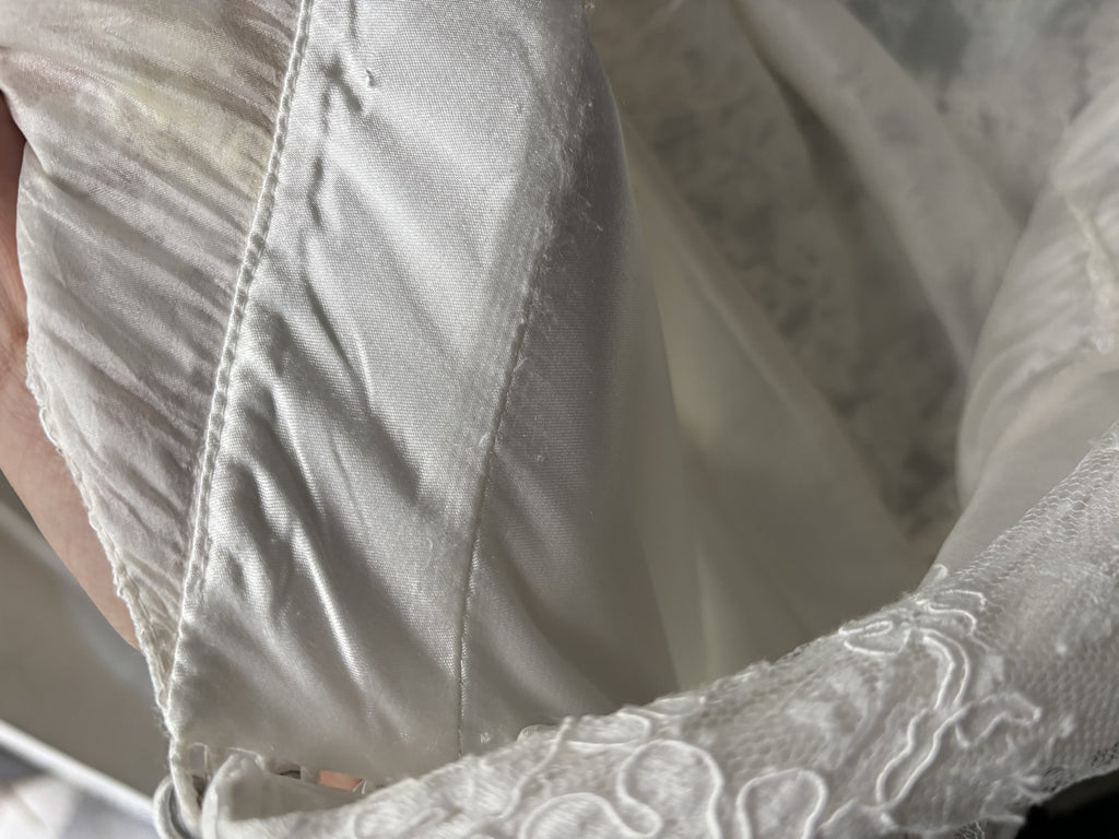Vestido de novia Ingrid - Blanco seda