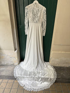 Vestido de novia Ingrid - Blanco seda