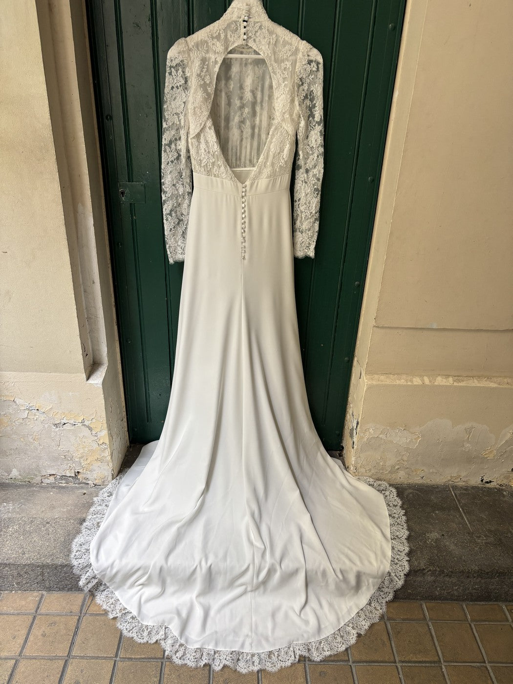 Vestido de novia Ingrid - Blanco seda