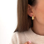 “Mini Gaia” steel earrings-Instants-Plaisirs-Instants Plaisirs earrings | Jewelry