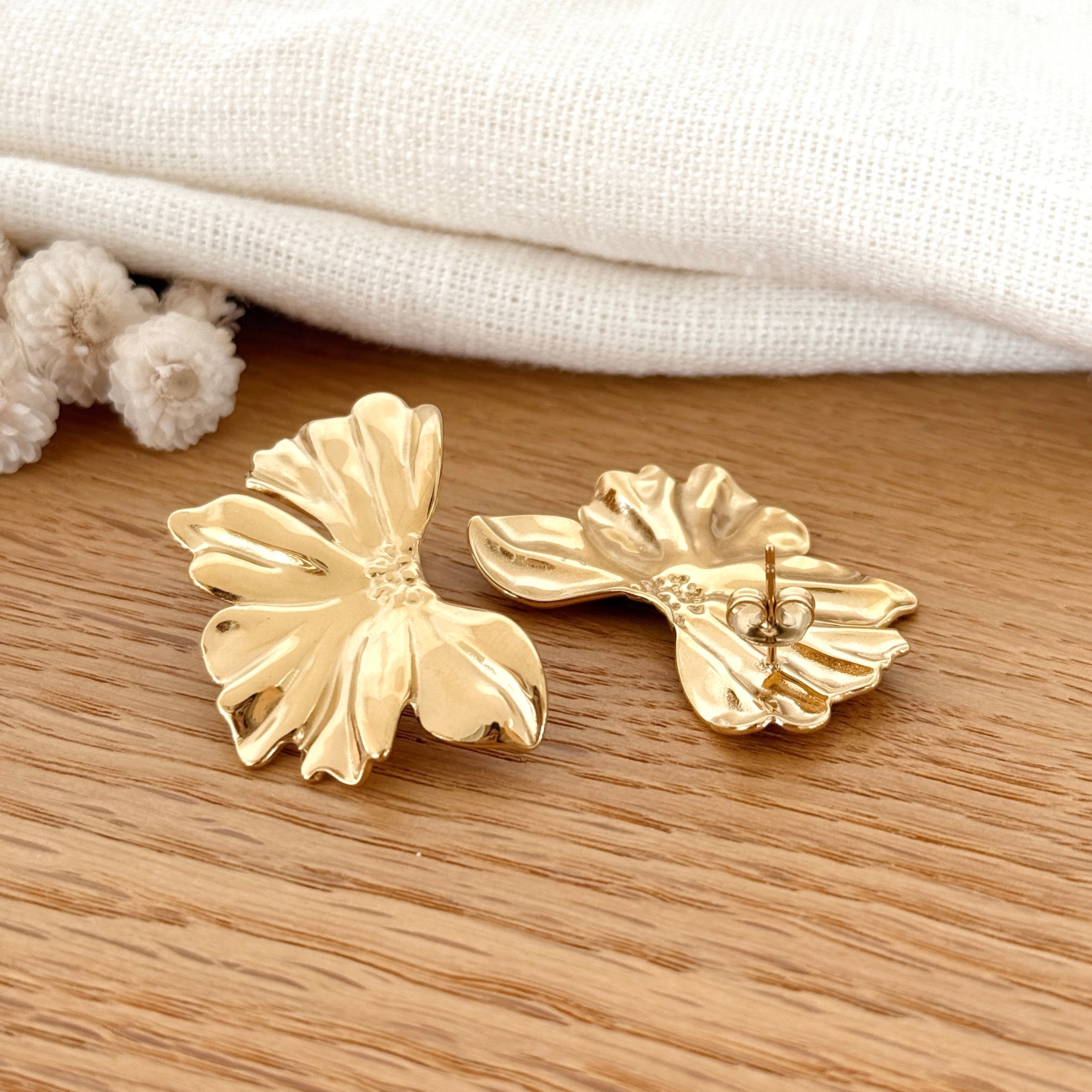 “Florane” Steel Earrings