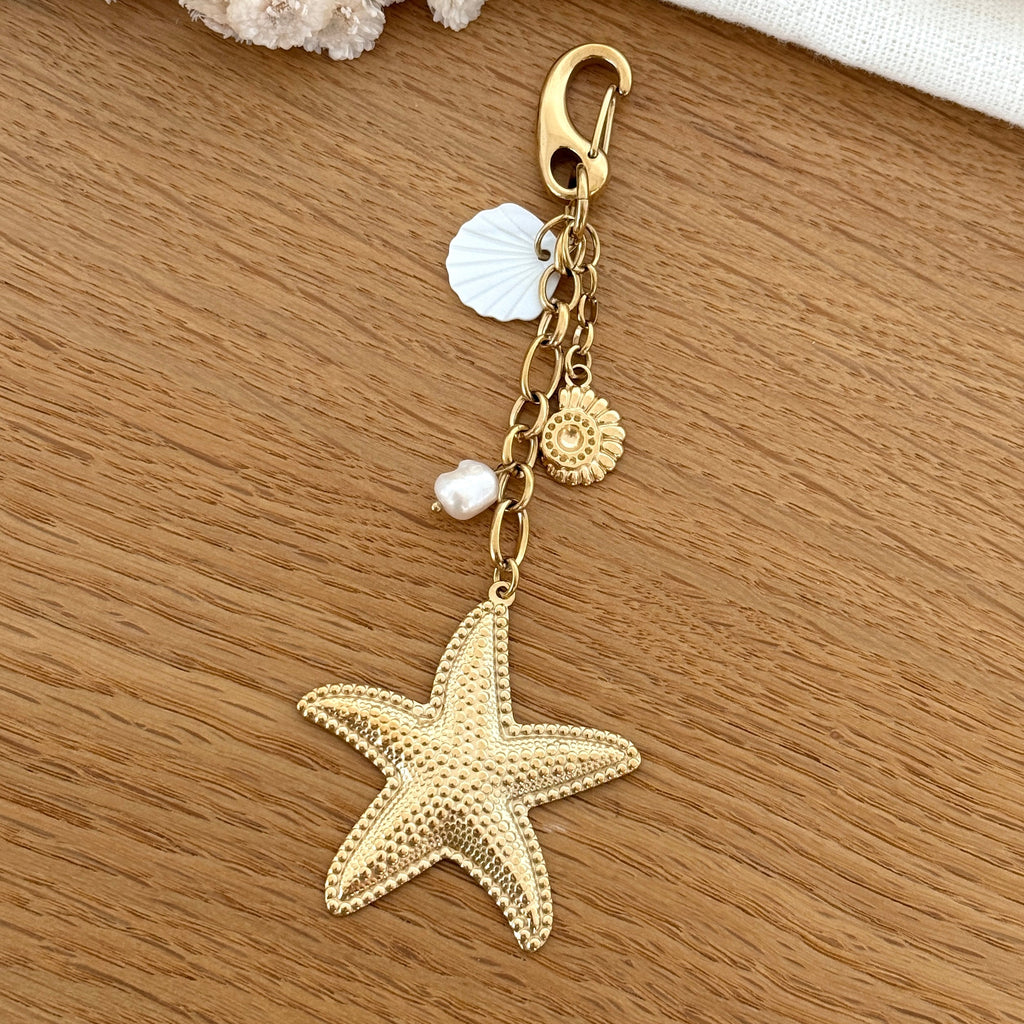 Charm para bolso de acero “Estrella de mar”