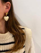 Heart Hoop Earrings