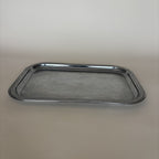 Bandeja De Metal Plateado