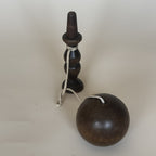 Vintage Wooden Cup-and-Ball Toy