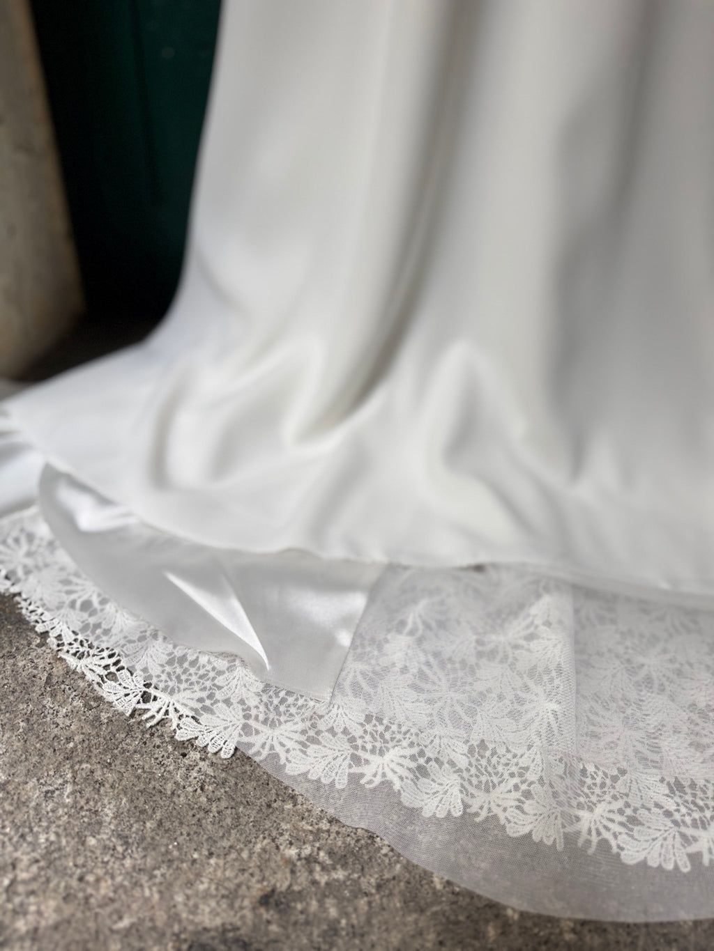 Agathe Wedding Dress - Silk White