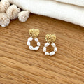 Pendientes de acero “Elly”