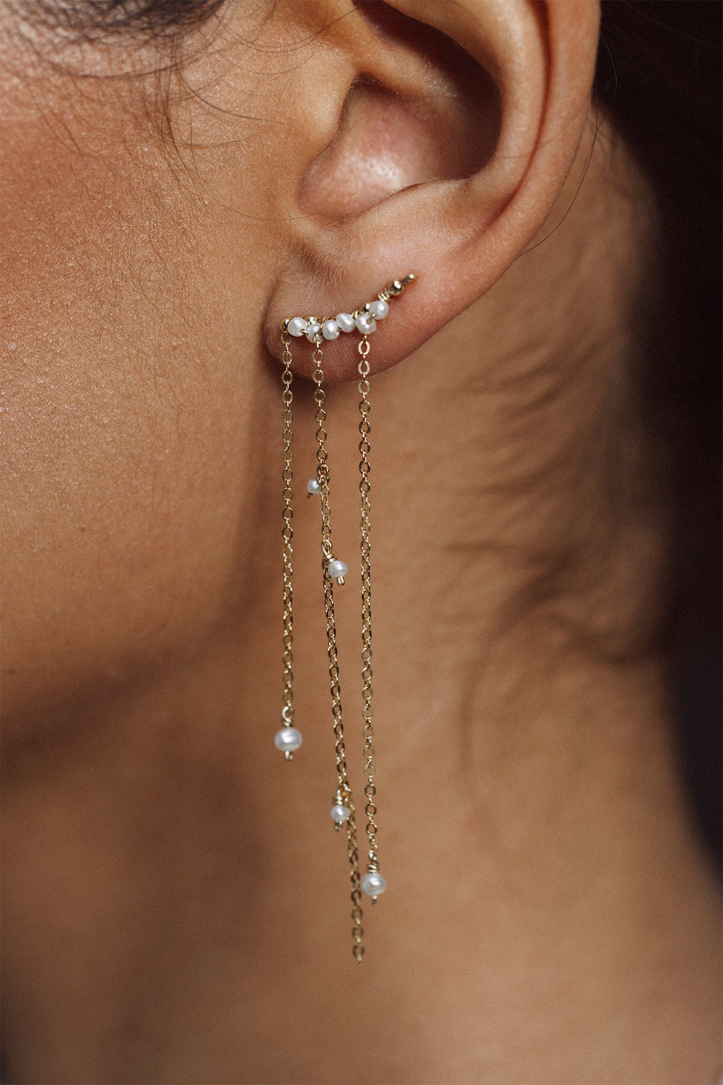 Climber Faraya - Cultured Pearl - Gold