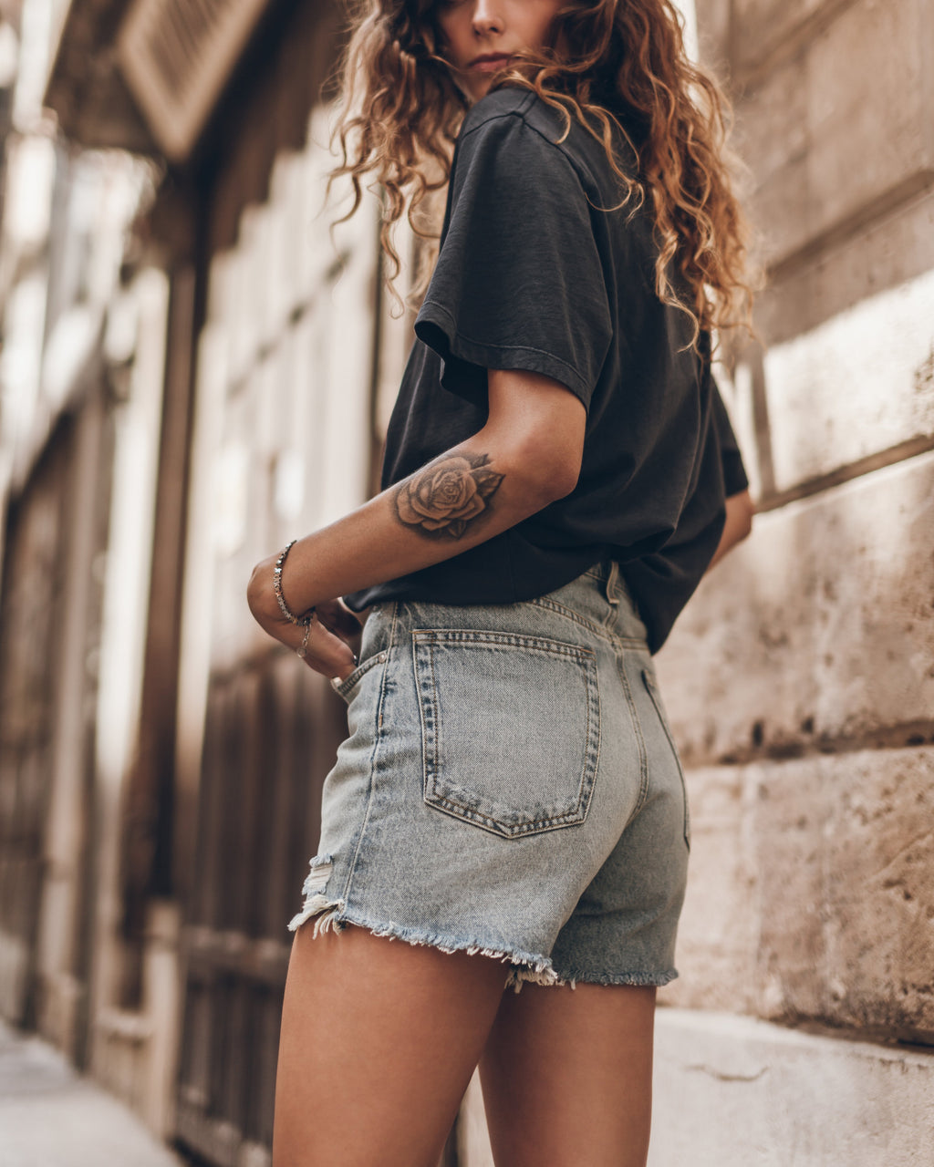 The Blue Denim Short