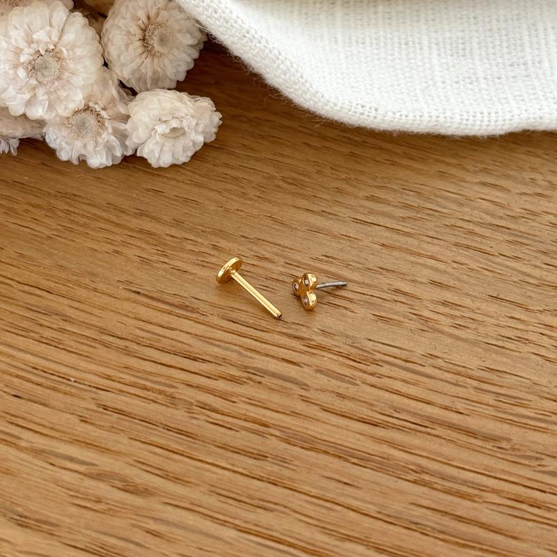 Gold Plated “Lenie” Ear Piercing