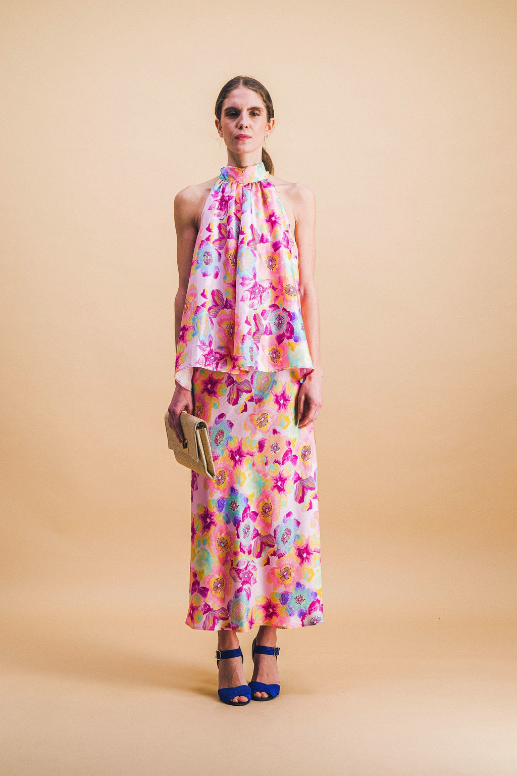 Anita Pink Blossom Skirt