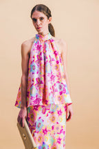 Top Pauline Flor Rosa