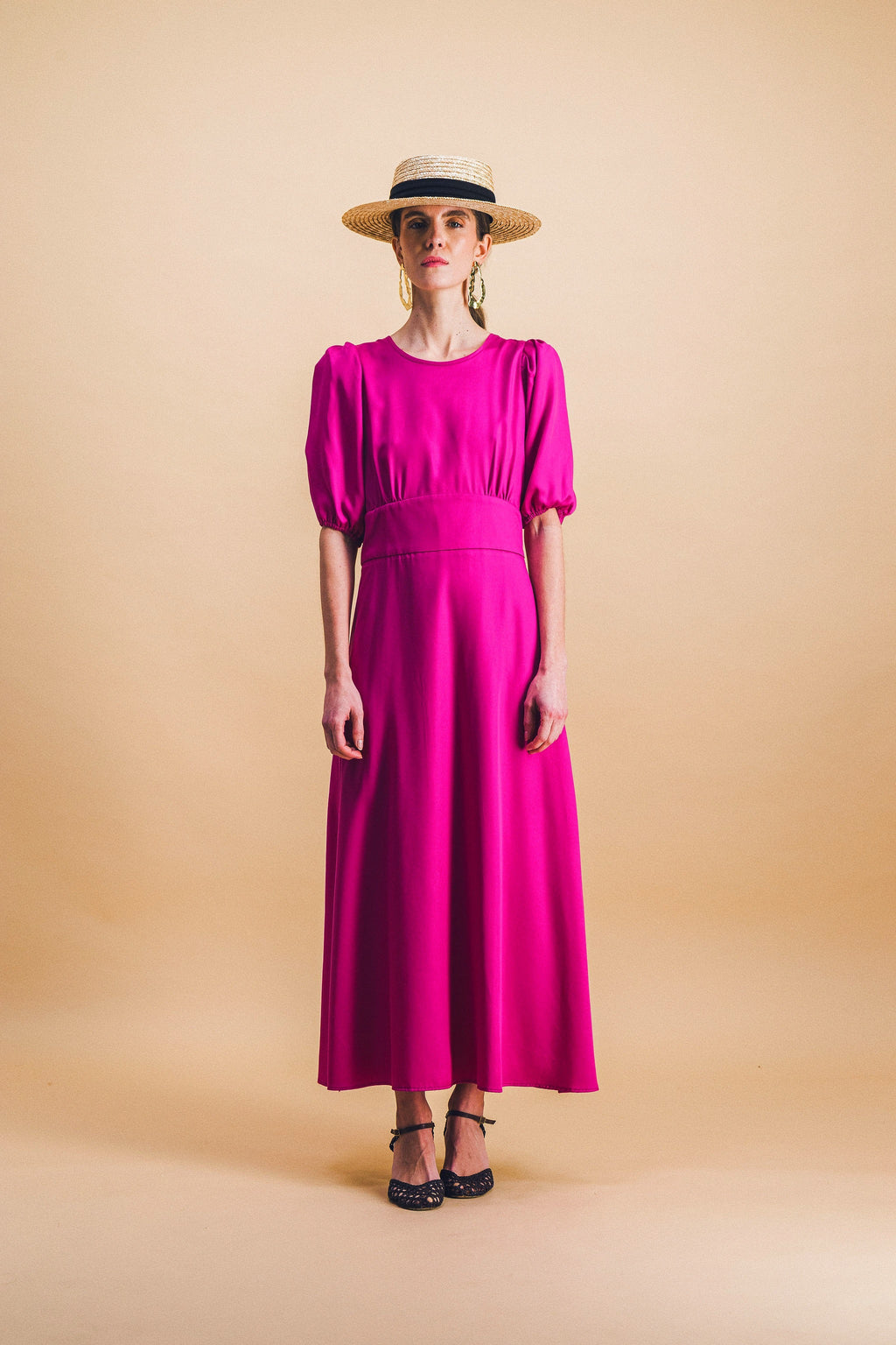 Vestido Madeleine Ciclamen