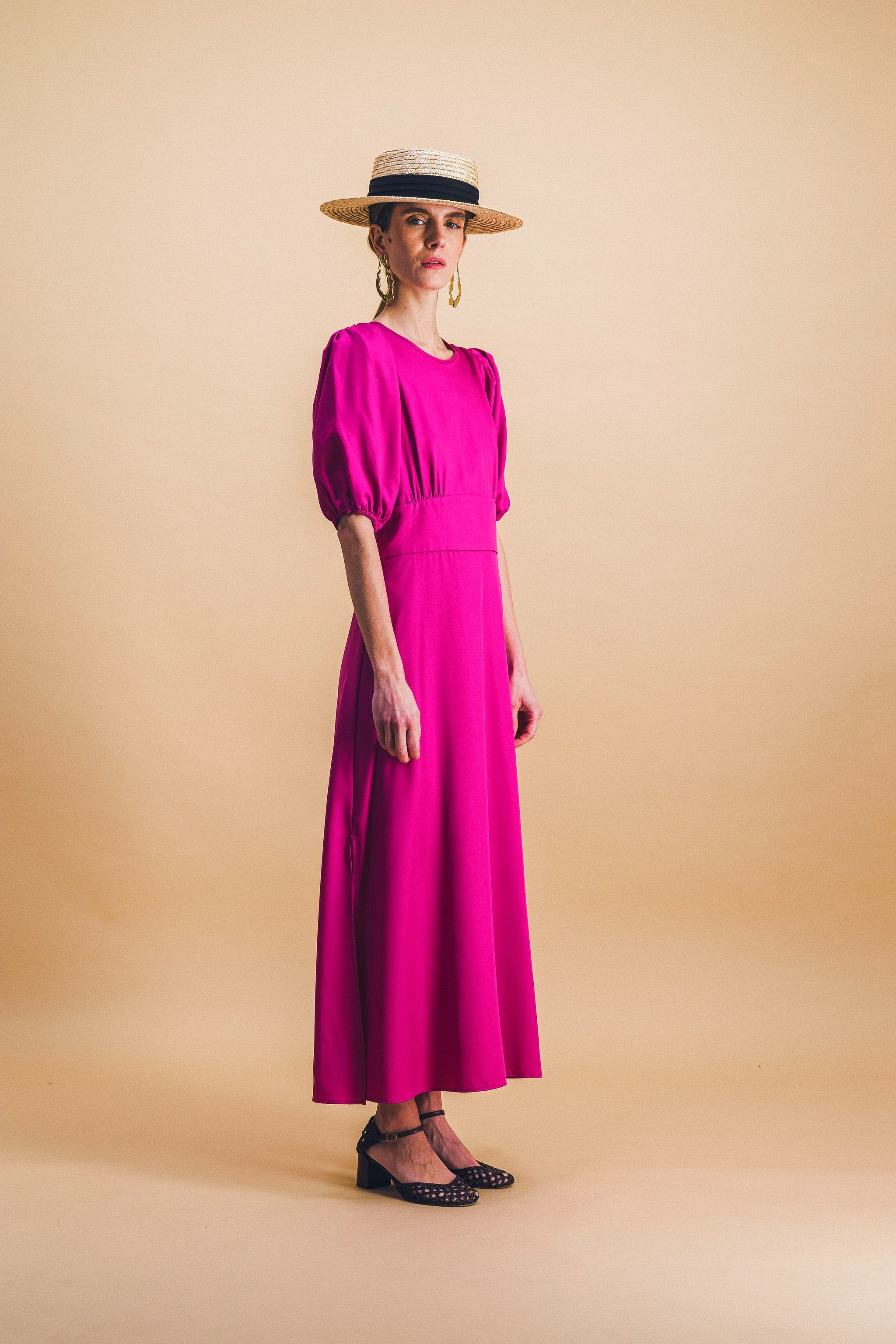 Vestido Madeleine Ciclamen