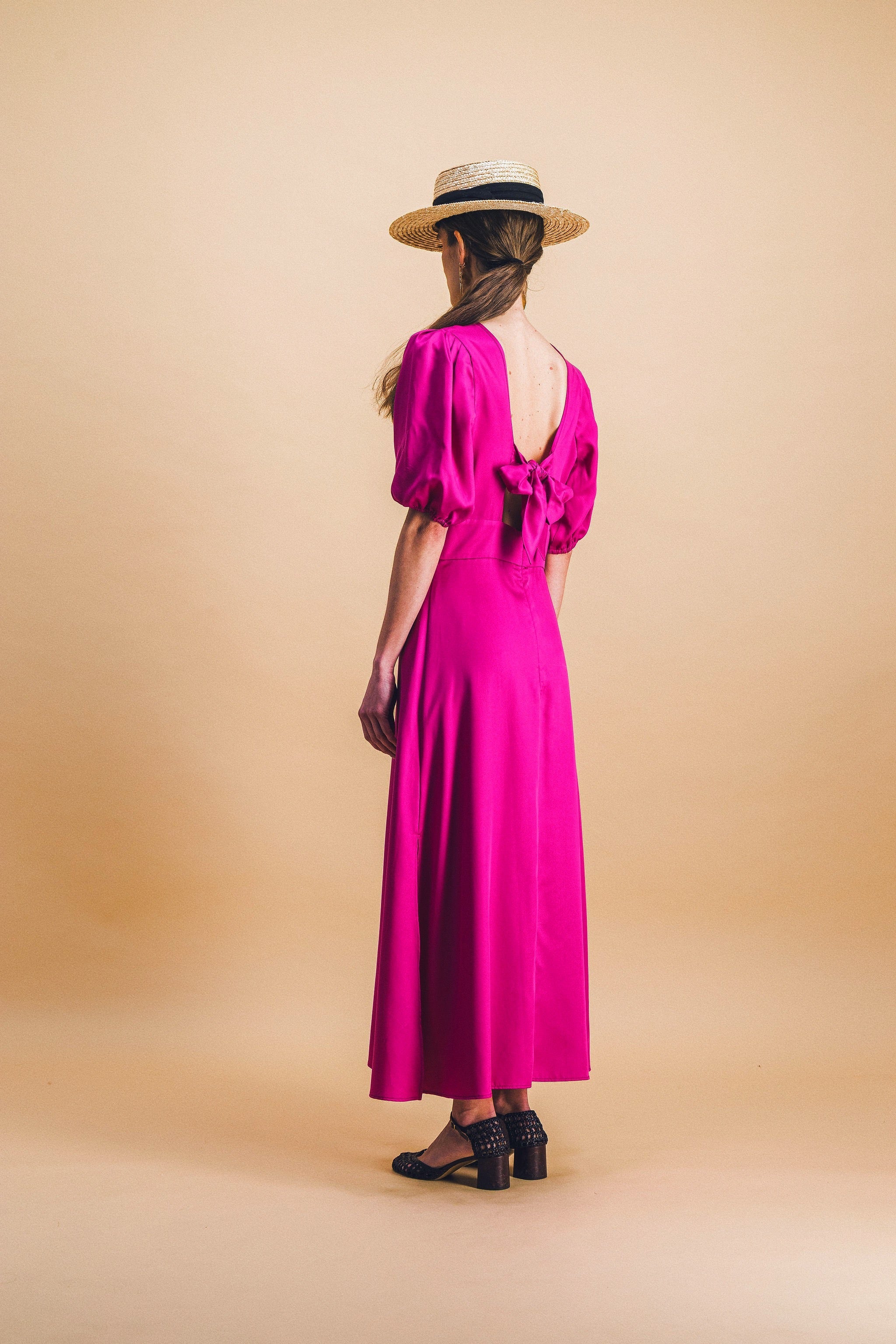 Vestido Madeleine Ciclamen