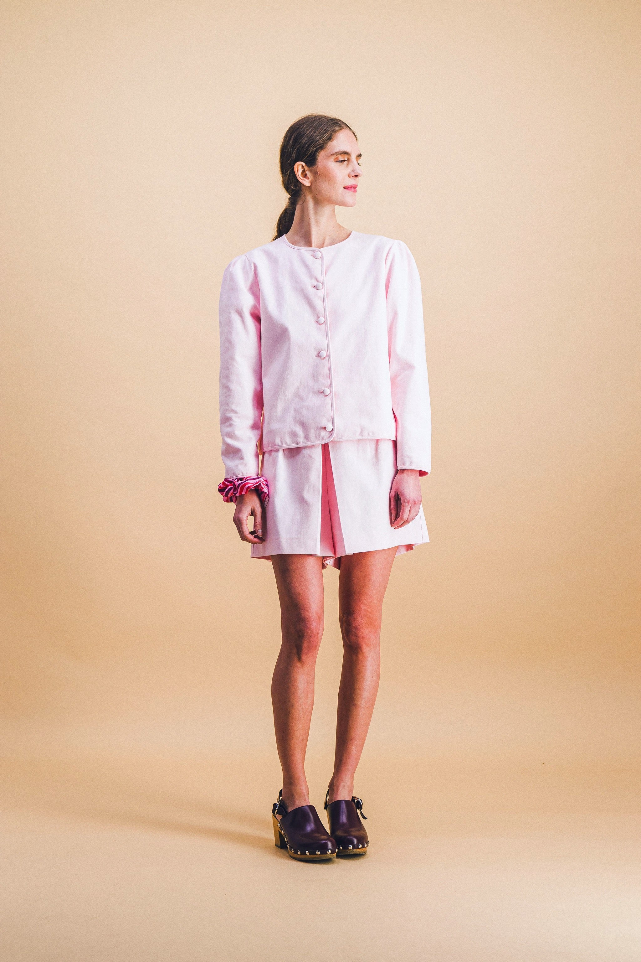 Nicolas Shorts Pale Pink