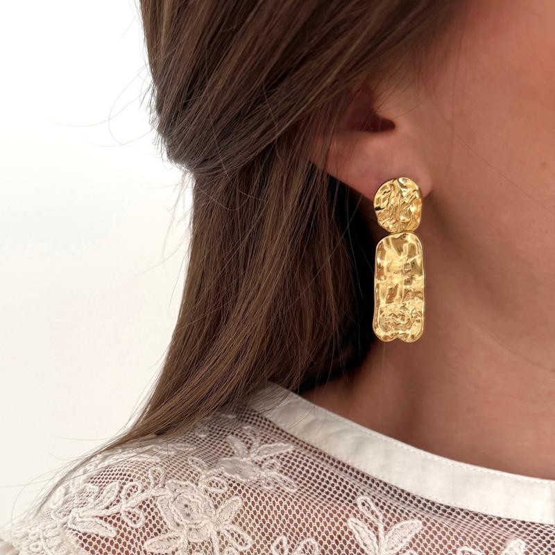 Pendientes Acero “Rena”