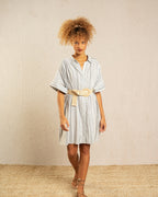 Robe Courte Implicite - Bleu
