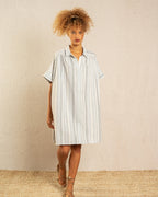 Robe Courte Implicite - Bleu