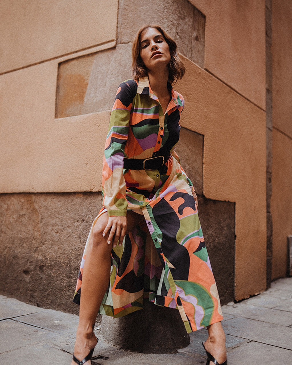 Robe Longue Imprevisible - Noir