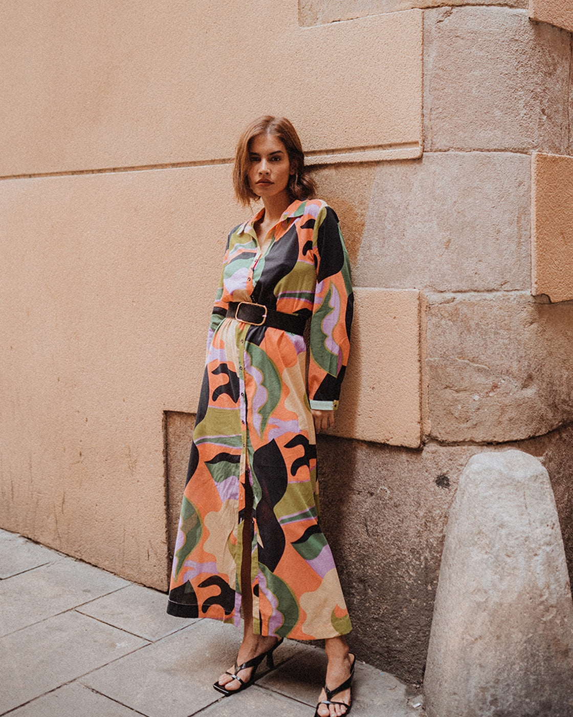 Robe Longue Imprevisible - Noir