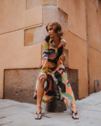 Robe Longue Imprevisible - Noir