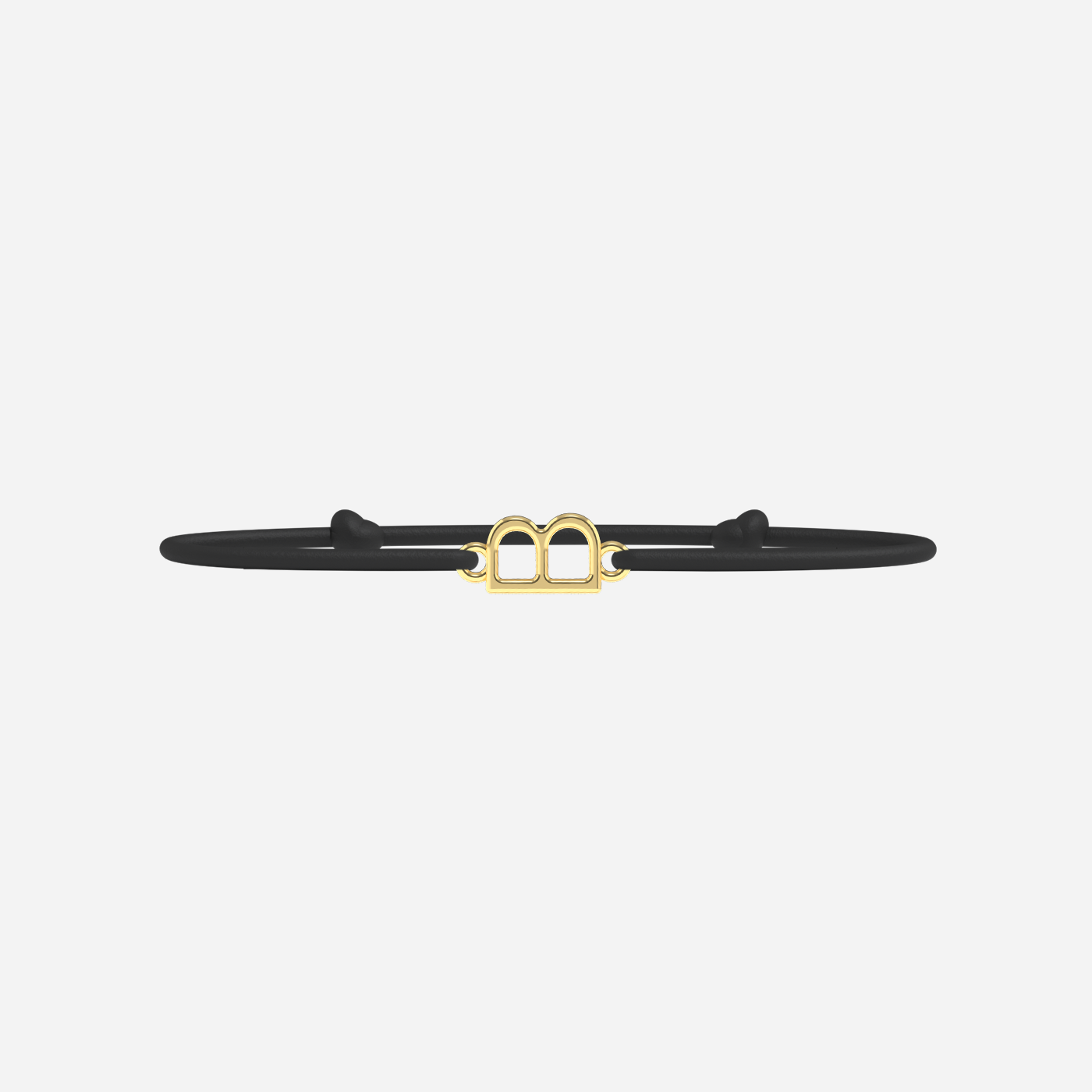 Pulsera B - Oro - Negro