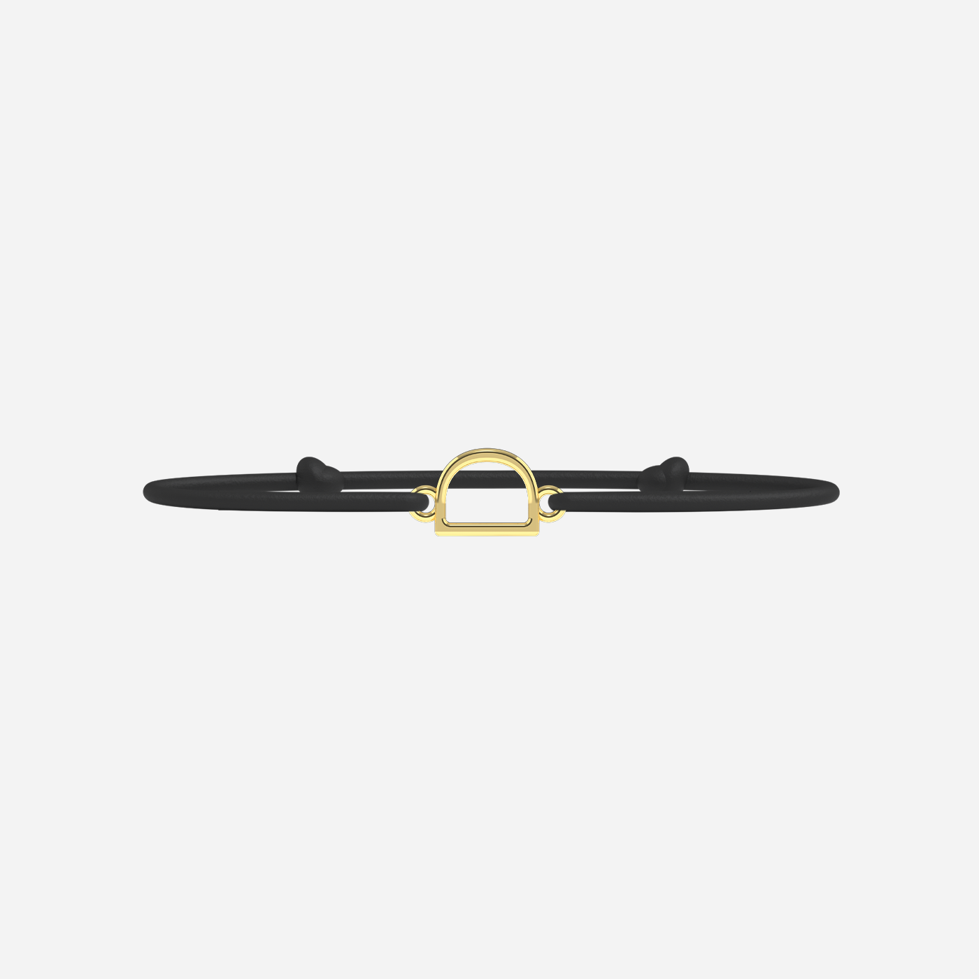 Pulsera D - Oro - Negro