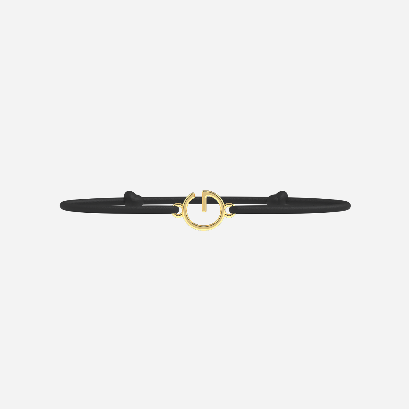 Bracelet G - Doré - Noir
