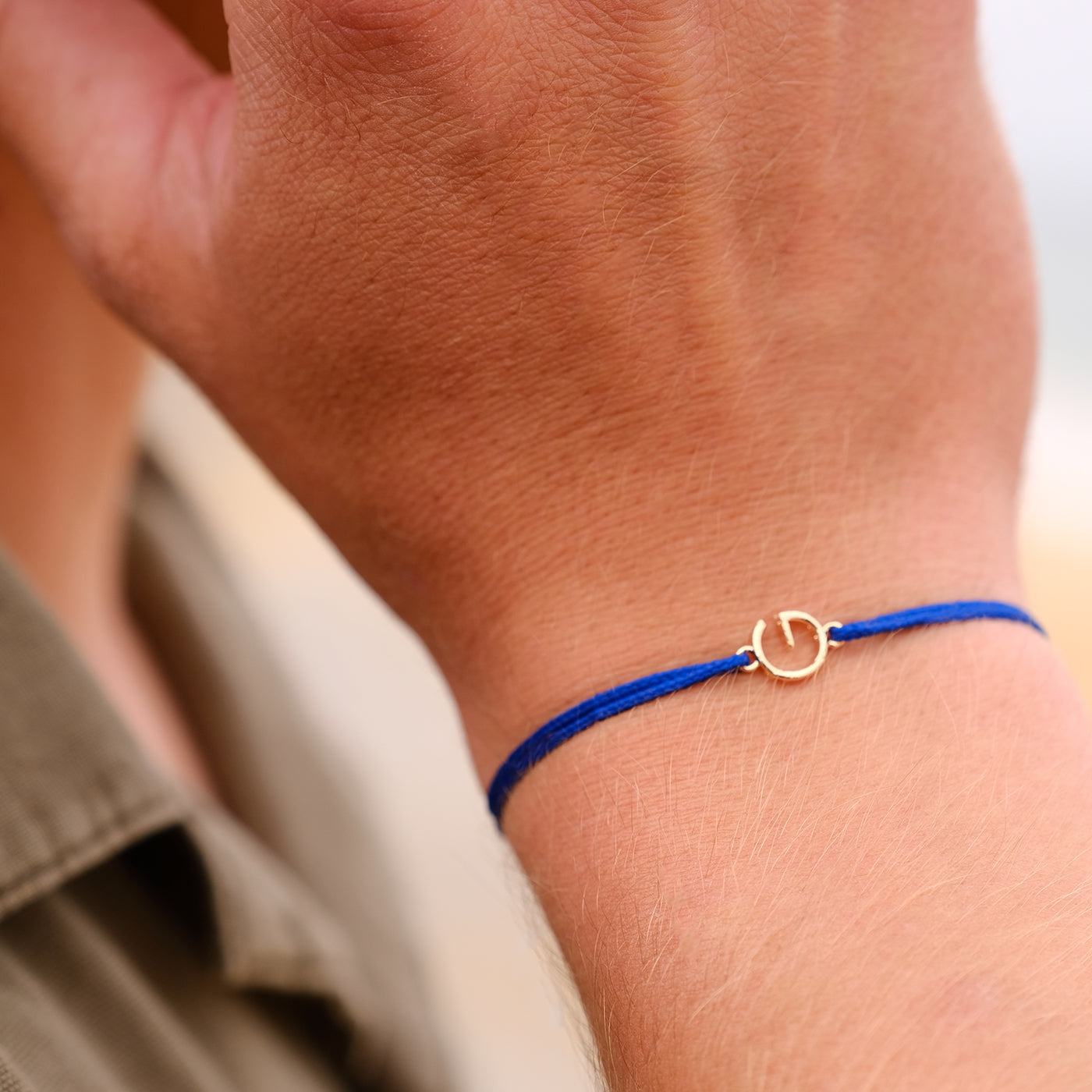 Bracelet G - Doré - Noir