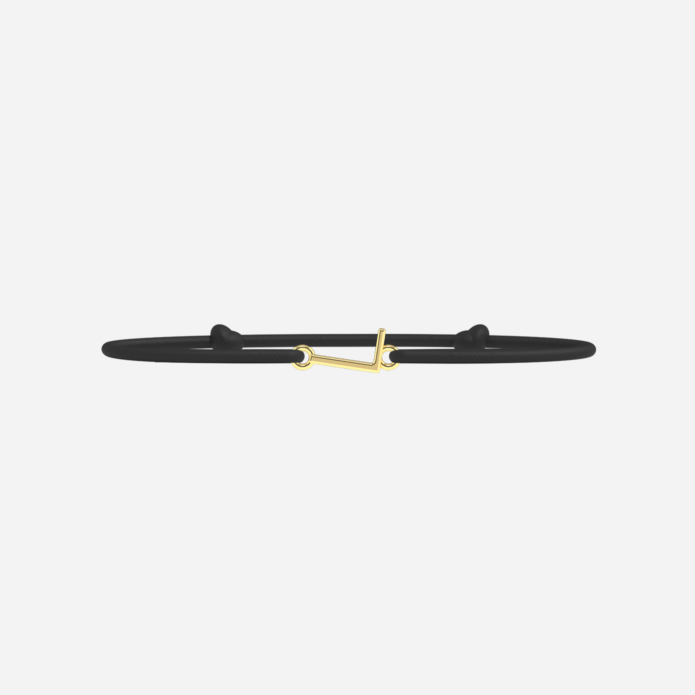 Pulsera L - Oro - Negro