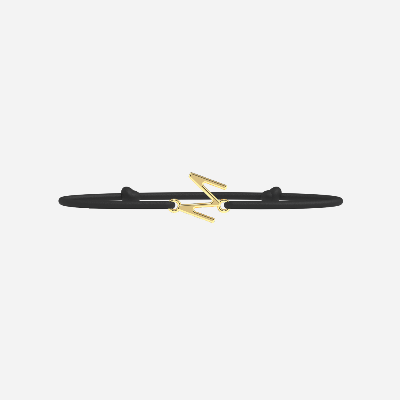 Pulsera M - Oro - Negro