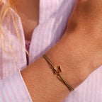 Pulsera M - Oro - Negro