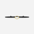 Pulsera O - Oro - Negro