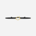 Bracelet Q - Doré - Noir