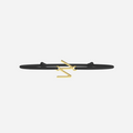 Pulsera W - Oro - Negro