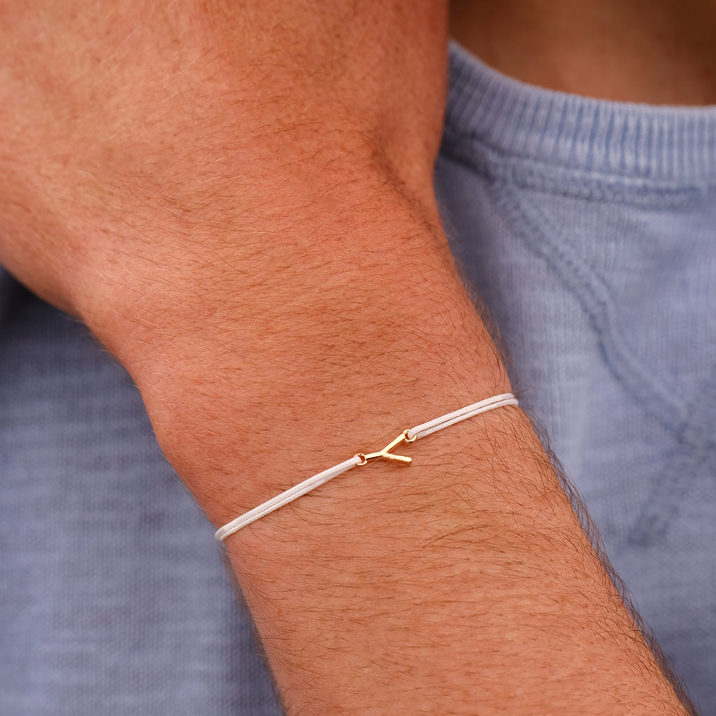Bracelet Y - Doré - Noir