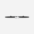 Bracelet S - Plaqué Argent - Noir