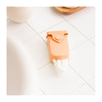 orange washable fabric tissue case