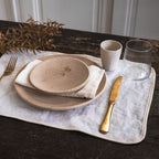 Lot De 2 Sets De Table En Lin Lavé