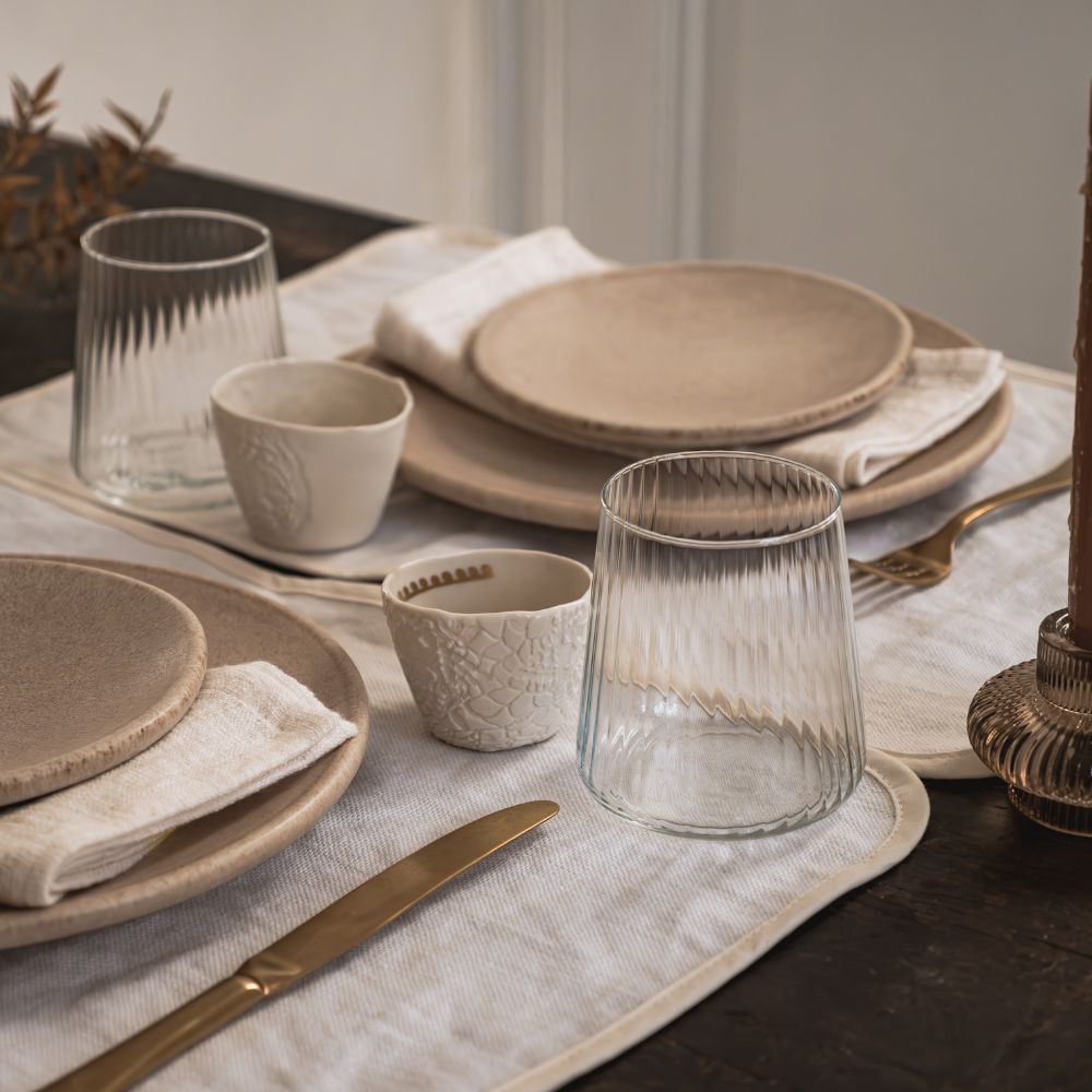 Lot De 2 Sets De Table En Lin Lavé
