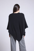 Isadora Cape Poncho - Black - Women