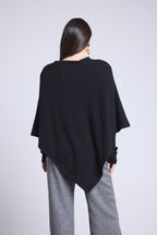 Capa Poncho Isadora - Negro - Mujer