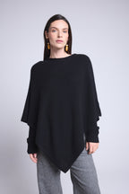 Isadora Cape Poncho - Black - Women